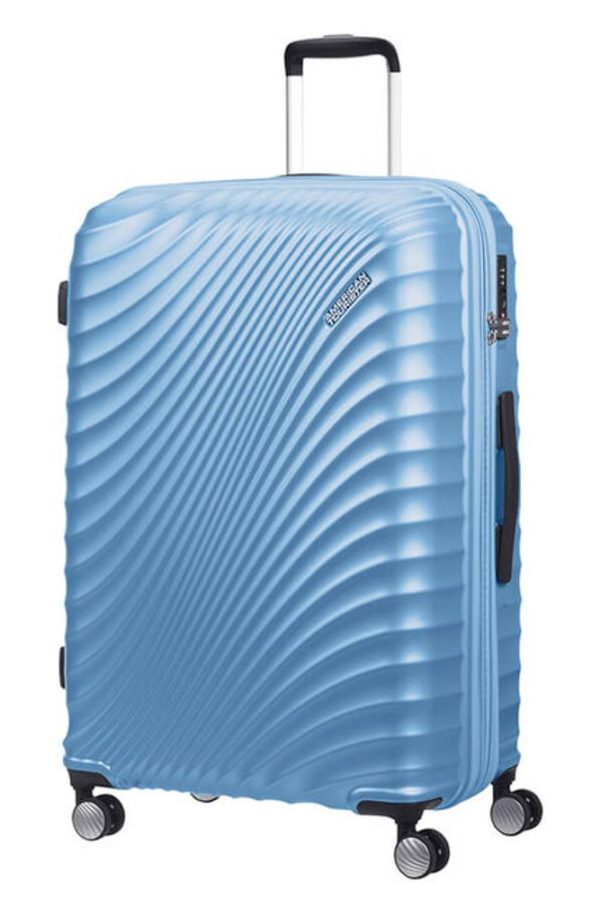 American Tourister Cestovní kufr Jetglam Spinner EXP 71G 97/109 l - světle modrá
