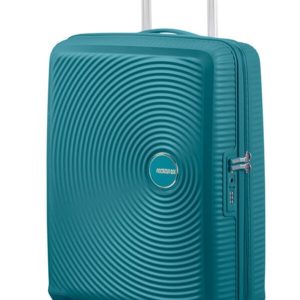 American Tourister Cestovní kufr Soundbox Spinner EXP 32G 97/110 l - lesní zelená