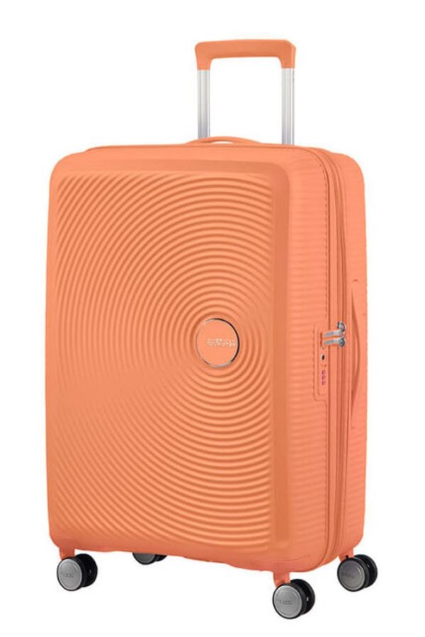 American Tourister Cestovní kufr Soundbox Spinner EXP 32G 97/110 l - světle oranžová