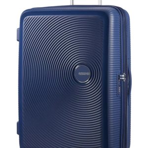 American Tourister Cestovní kufr Soundbox Spinner EXP 32G 97/110 l - tmavě modrá