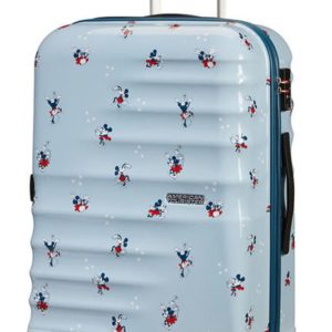 American Tourister Cestovní kufr Wavebreaker Disney Spinner 31C 64 l - Minnie Darling Blue
