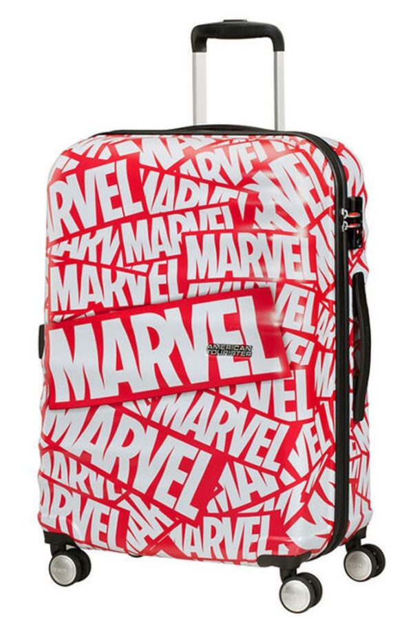 American Tourister Cestovní kufr Wavebreaker Marvel Spinner 31C 64 l - Marvel Logo