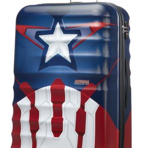 American Tourister Cestovní kufr Wavebreaker Marvel Spinner 31C 96 l - Captain America Close-Up