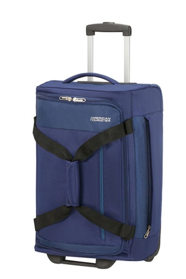 American Tourister Cestovní taška na kolečkách Heat Wave 45 l - modrá