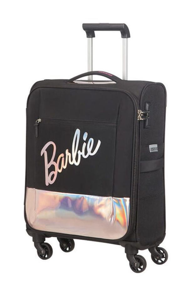 American Tourister Kabinový cestovní kufr Modern Glow Barbie Soft Spinner 39 l - černá