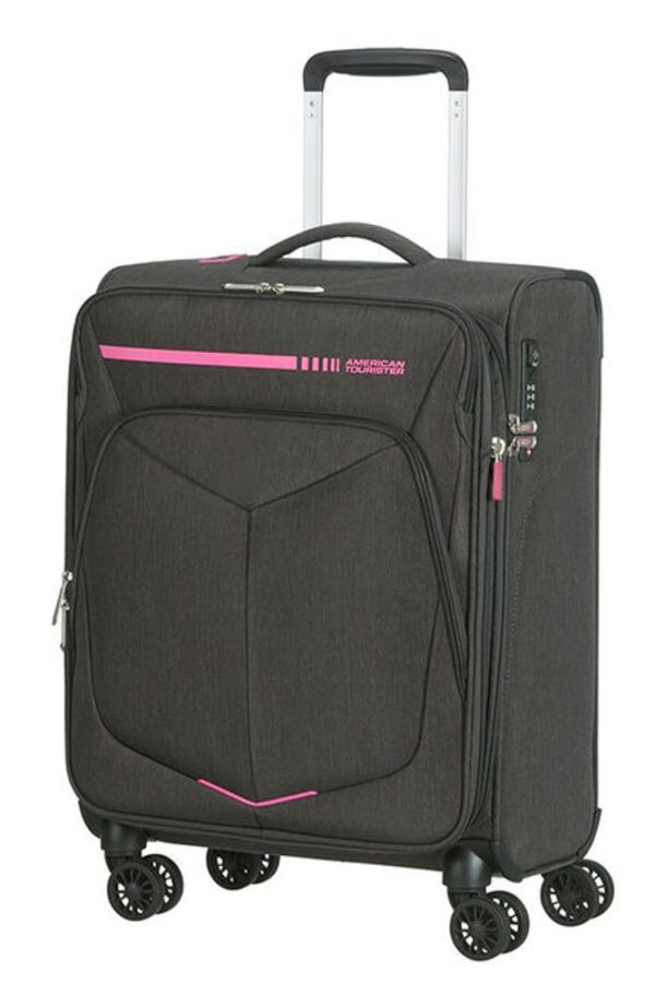 American Tourister Kabinový cestovní kufr Summerfunk Neon EXP 43/46 l - růžová