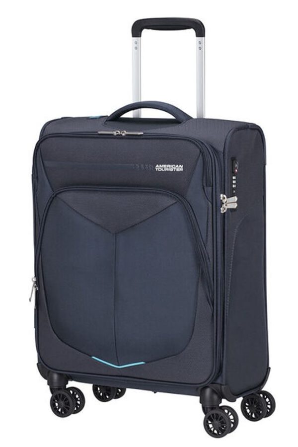 American Tourister Kabinový cestovní kufr Summerfunk Strict Spinner 78G 40 l - tmavě modrá