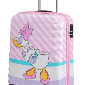 American Tourister Kabinový cestovní kufr Wavebreaker Disney Spinner 31C 36 l - Daisy Pink Kiss