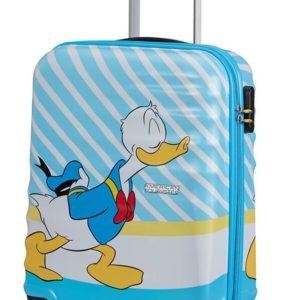American Tourister Kabinový cestovní kufr Wavebreaker Disney Spinner 31C 36 l - Donald Blue Kiss