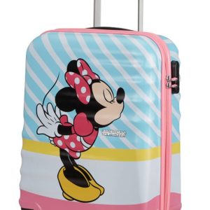 American Tourister Kabinový cestovní kufr Wavebreaker Disney Spinner 31C 36 l - Minnie Pink Kiss