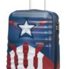 American Tourister Kabinový cestovní kufr Wavebreaker Marvel Spinner 31C 36 l - Captain America Close-Up