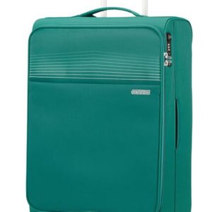 American Tourister Látkový cestovní kufr Lite Ray M 75 l - zelená