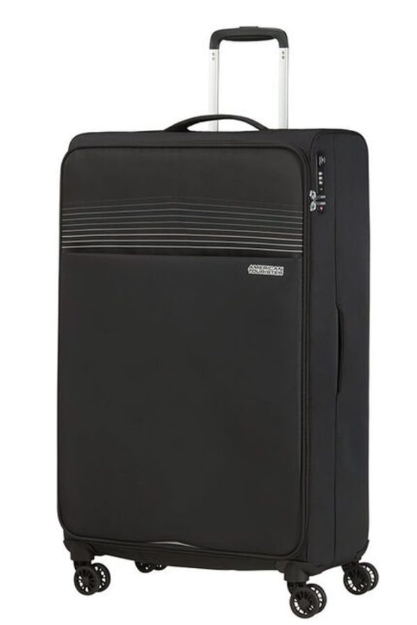 American Tourister Látkový cestovní kufr Lite Ray XL 105 l - černá