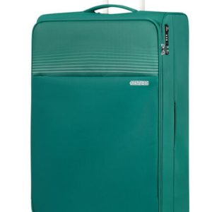 American Tourister Látkový cestovní kufr Lite Ray XL 105 l - zelená