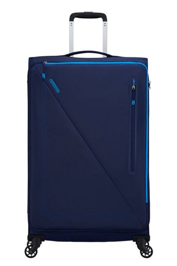 American Tourister Látkový cestovní kufr Lite Volt 102 l -  NAVY/BLUE