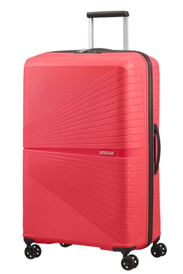 American Tourister Skořepinový cestovní kufr Airconic 101 l - růžová