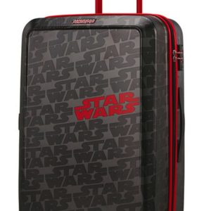 American Tourister Skořepinový cestovní kufr Funlight Disney Star Wars Logo 66 l - šedá