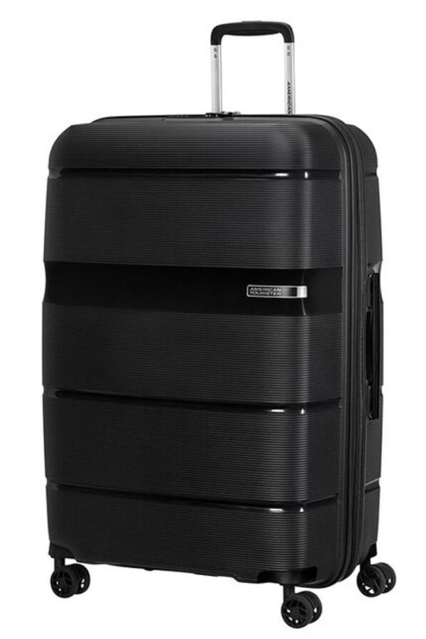 American Tourister Skořepinový cestovní kufr Linex 102 l - černá