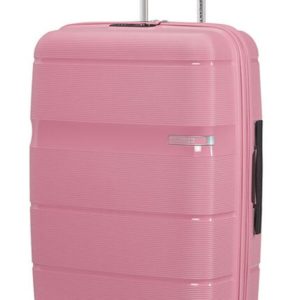American Tourister Skořepinový cestovní kufr Linex 63 l - růžová