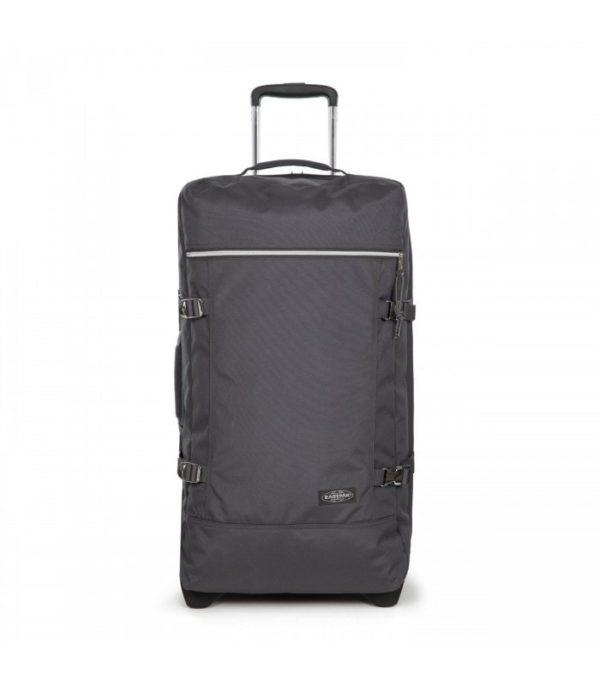 EASTPAK Cestovní taška na kolečkách TRANVERZ M Goldout Grey 78 l
