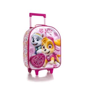 Heys Dětský textilní kabinový kufr Soft Paw Patrol Pink 2 21 l