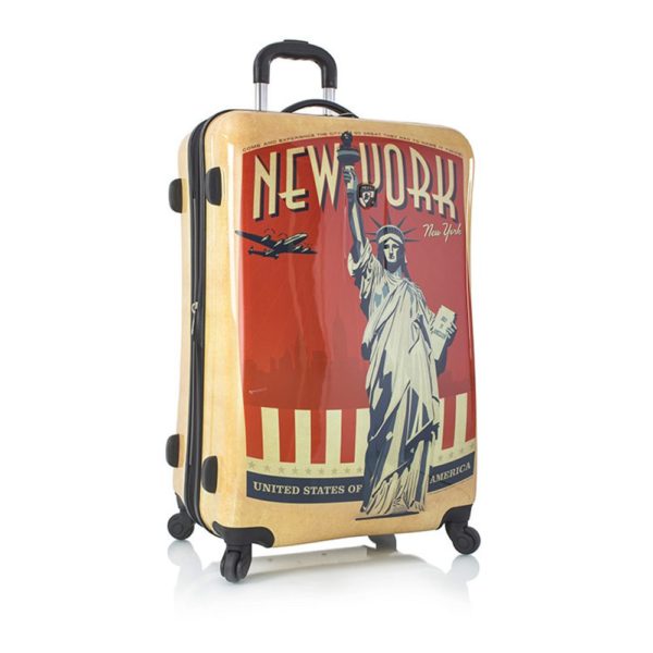 Heys Skořepinový cestovní kufr Vintage Traveler L New York 105 l