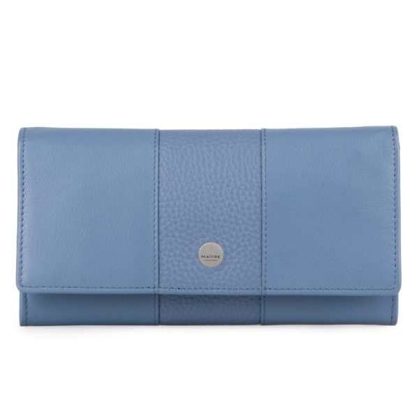 Maître Dámská kožená peněženka Auen Diedburg 4060001601 - světle modrá