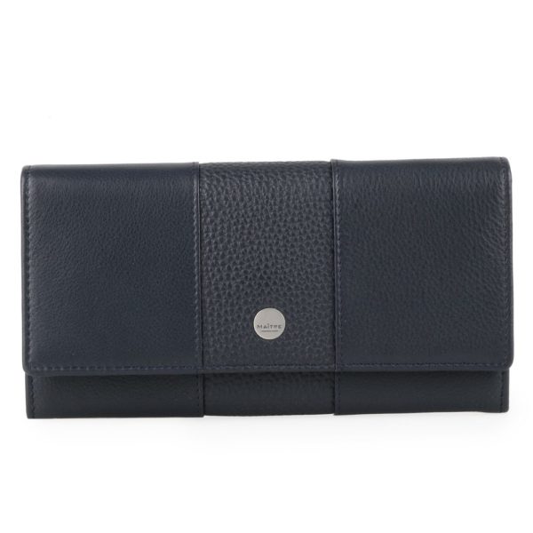 Maître Dámská kožená peněženka Auen Diedburg 4060001601 - tmavě modrá