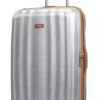 Samsonite Cestovní kufr Lite-Cube DLX Spinner 96 l - stříbrná