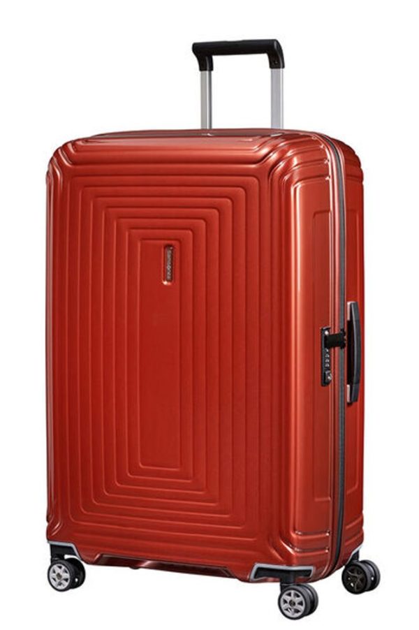 Samsonite Cestovní kufr Neopulse Spinner 44D 94 l - METALLIC INTENSE RED