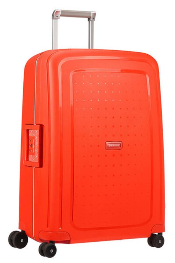 Samsonite Cestovní kufr S'Cure Spinner 70 l - oranžová