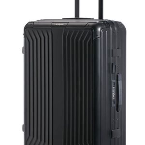Samsonite Hliníkový cestovní kufr Lite-Box Alu M 71 l - černá