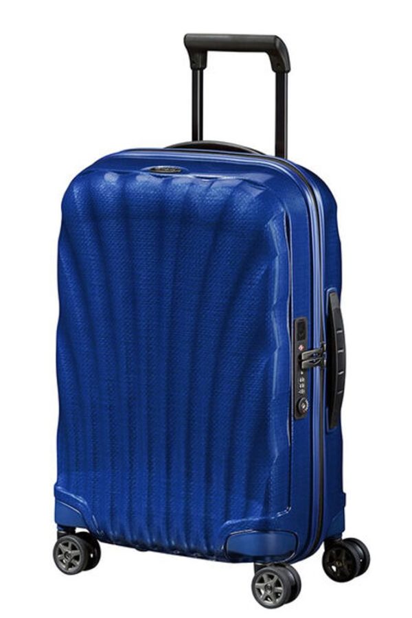 Samsonite Kabinový cestovní kufr C-lite Spinner EXP 36/42 l - tmavě modrá