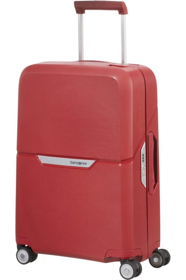 Samsonite Kabinový cestovní kufr Magnum Spinner 38 l - rezavá červená
