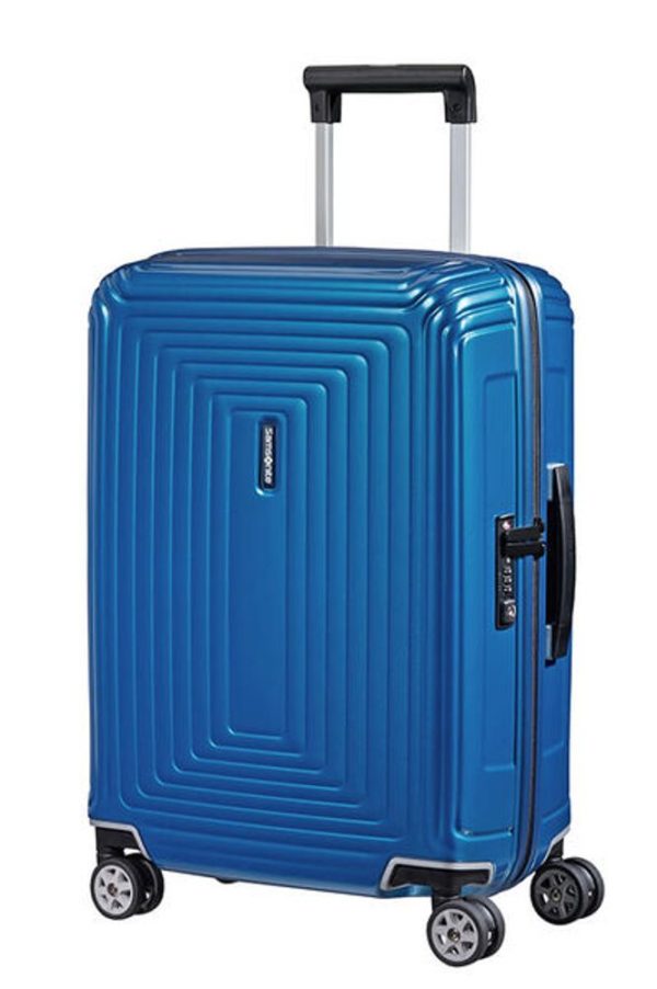 Samsonite Kabinový cestovní kufr Neopulse Spinner 44D 44 l - lesklá modrá