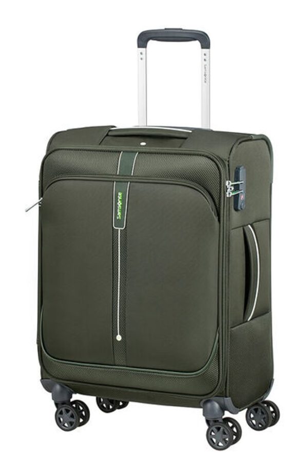 Samsonite Kabinový cestovní kufr Popsoda 55 cm 40 l - tmavě zelená