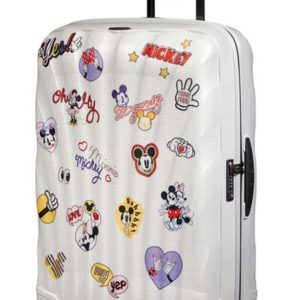 Samsonite Skořepinový cestovní kufr C-lite Disney Spinner 94 l - bílá