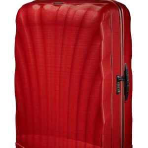 Samsonite Skořepinový cestovní kufr C-lite Spinner 144 l - červená
