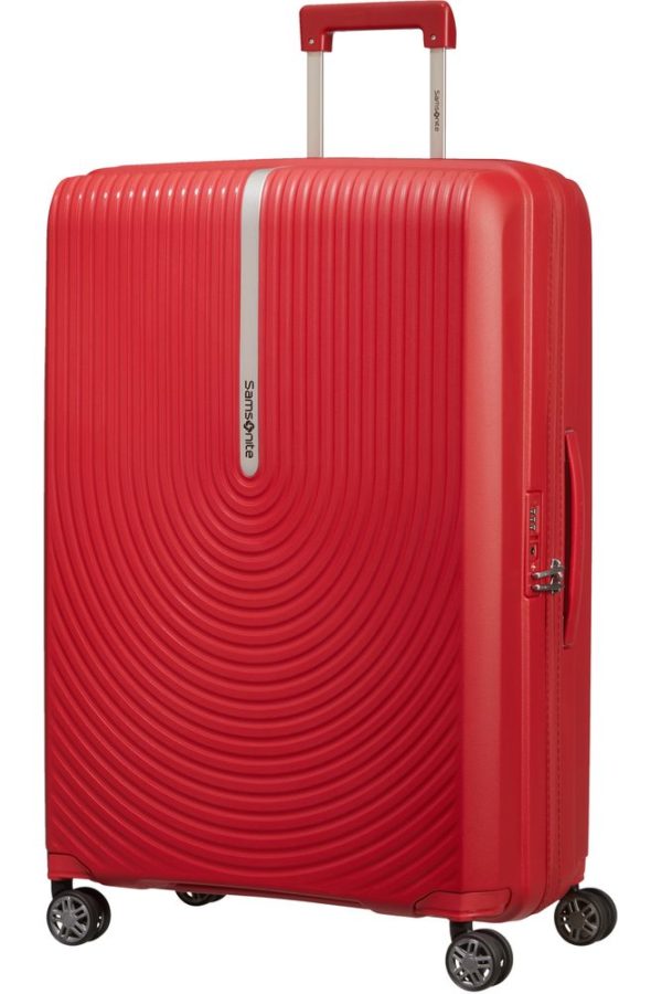 Samsonite Skořepinový cestovní kufr Hi-Fi EXP 100/110 l - červená
