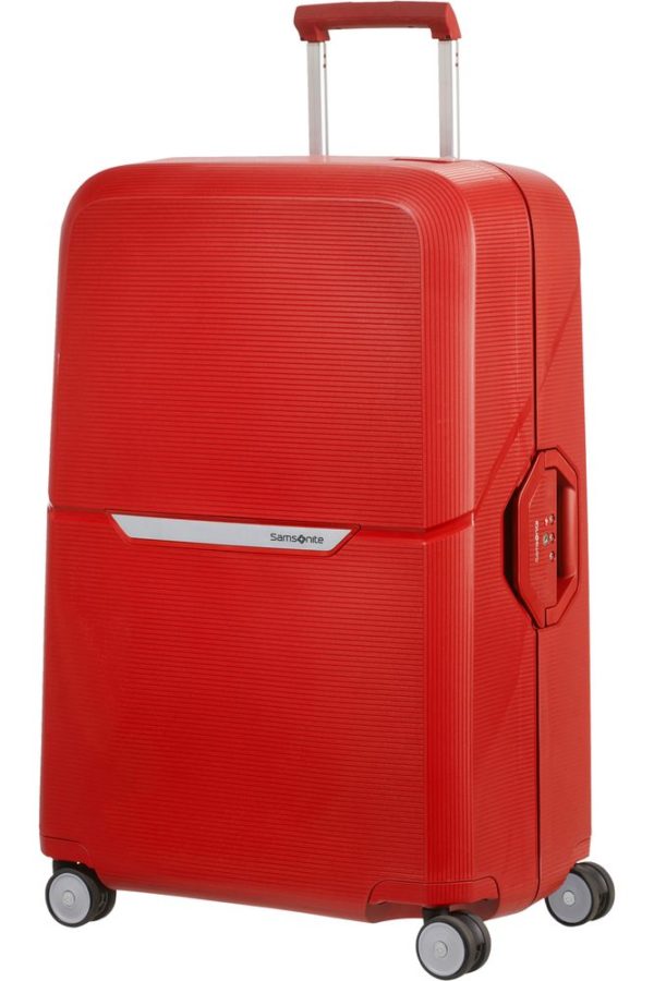 Samsonite Skořepinový cestovní kufr Magnum 104 l - červená