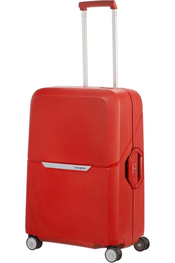 Samsonite Skořepinový cestovní kufr Magnum 82 l - červená