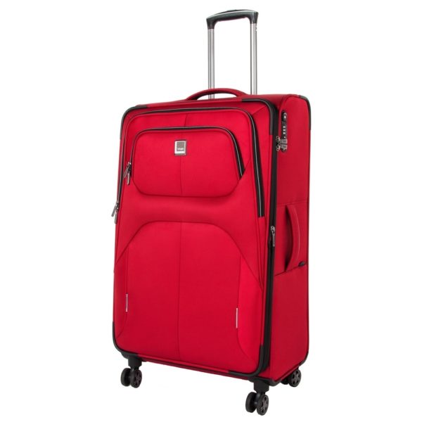 Titan Cestovní kufr Nonstop 4w L Red 108/122 l
