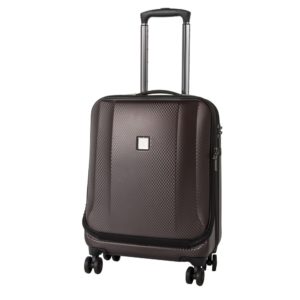 Titan Kabinový cestovní kufr Xenon Deluxe Business Wheeler Brown 40 l