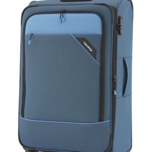 Travelite Cestovní kufr Derby 4w L Blue 87549-20 102/115 l