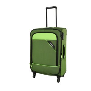 Travelite Cestovní kufr Derby 4w M Green 87548-80 69/79 l