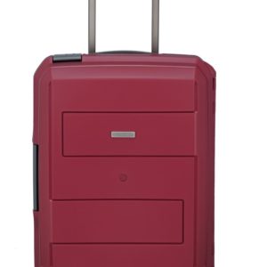 Travelite Cestovní skořepinový kufr Makro 4w S Red 39 l