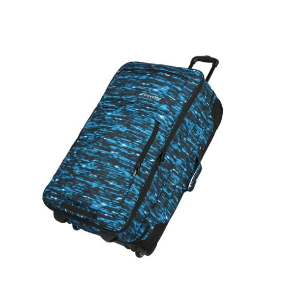 Travelite Cestovní taška Basics Doubledecker Blue print 100/127 l