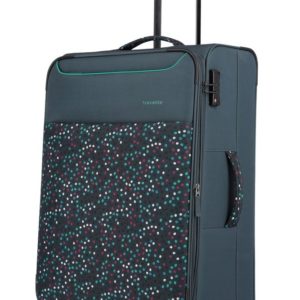 Travelite Látkový cestovní kufr Argon L Dots 92/99 l