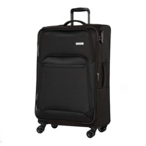 Travelite Látkový cestovní kufr Kendo 4w L Black 84/97 l