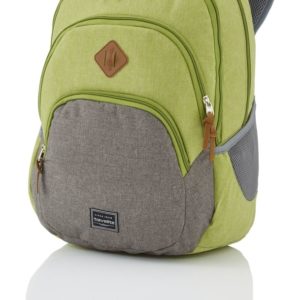 Travelite Městský batoh Basics Backpack Melange Green/grey 96308-80 22 l